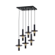 Candelabru ALVITO 8154 Amplex,  Negru, Polonia.