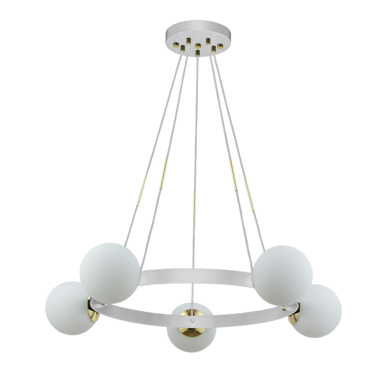 Candelabru BALI 8846 Amplex,  Alb, Polonia.