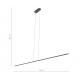 Suspensie EBORA 8248(0650) Amplex, LED, Alb, Polonia