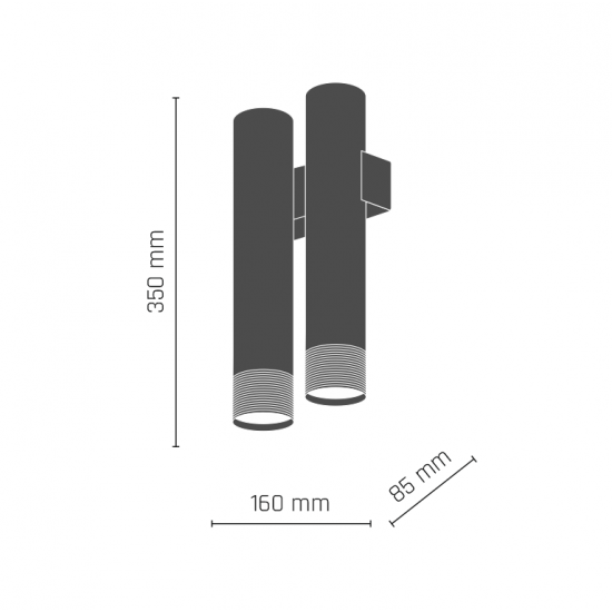 Aplica EIDO 8271(0363) Amplex, GU10, Alb, Polonia