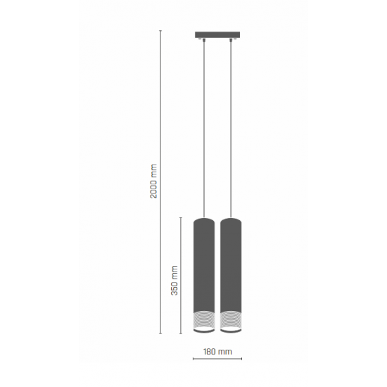 Suspensie EIDO 8259(0357) Amplex, GU10, Alb, Polonia