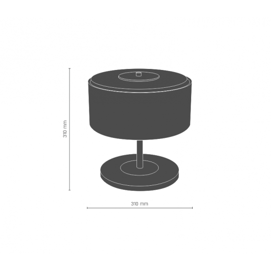Lampa De Birou ELIA 8249(0372) Amplex, E14, Auriu, Polonia