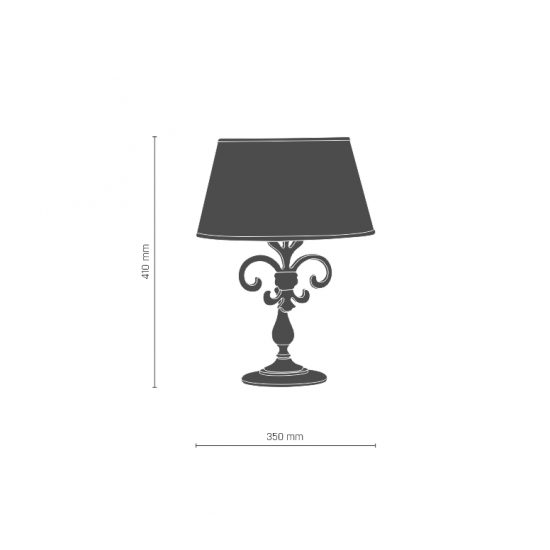 Lampa De Birou FIOCCO 8299(215) Amplex, E14, Auriu, Polonia