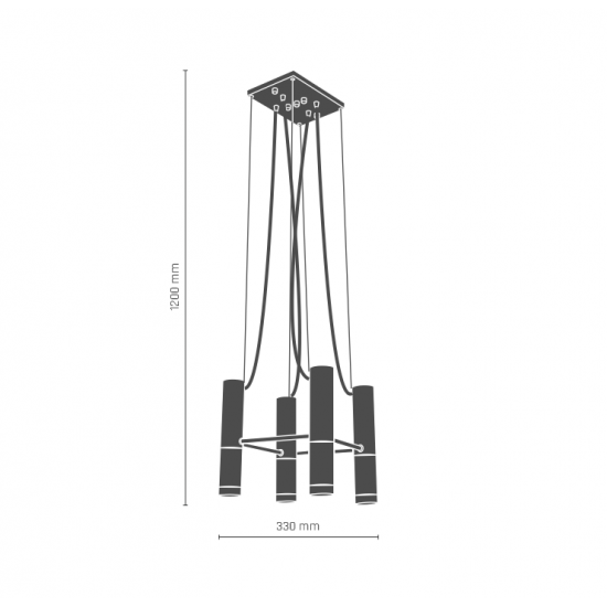 Suspensie KAVOS  8916 Amplex,  Negru, Polonia