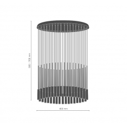 Candelabru LARA  8927 Amplex,  Alb, Polonia