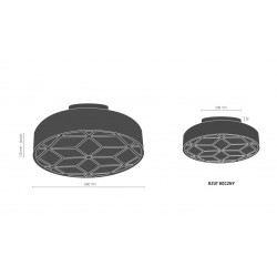 Plafoniera NEKO 8728 Amplex,  Negru, Polonia