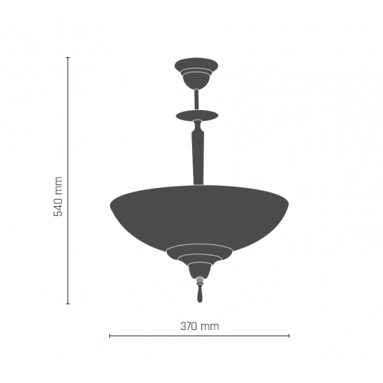 Pendul ONYX OPAL 8739(328) Amplex, E14, Auriu, Polonia