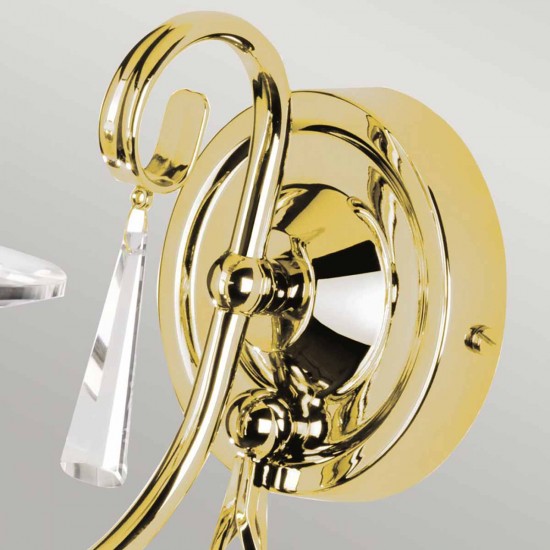 Aplica Aegean de la Elstead E14, Auriu, Ag1-Pol-Brass, UK