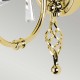 Aplica Aegean de la Elstead E14, Auriu, Ag1-Pol-Brass, UK