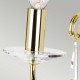 Aplica Aegean de la Elstead E14, Auriu, Ag1-Pol-Brass, UK