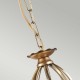Candelabru Aegean de la Elstead E14, Alama, Ag3-Aged-Brass, UK
