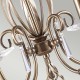 Candelabru Aegean de la Elstead E14, Alama, Ag5-Aged-Brass, UK