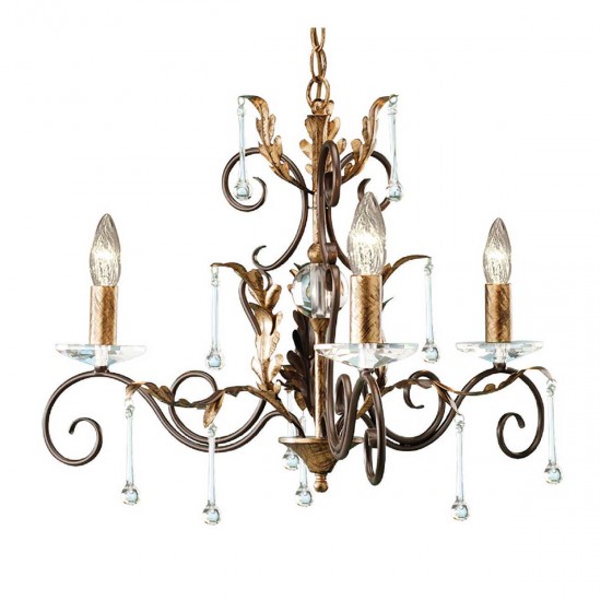 Candelabru Amarilli de la Elstead E14, Bronz, Aml3-Bronze, UK