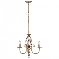 Candelabru Artisan de la Elstead E14, Alama, Art3-Agd-Brass, UK