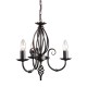 Candelabru Artisan de la Elstead E14, Negru, Art3-Black, UK