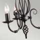 Candelabru Artisan de la Elstead E14, Negru, Art3-Black, UK