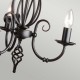 Candelabru Artisan de la Elstead E14, Negru, Art3-Black, UK