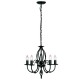 Candelabru Artisan de la Elstead E14, Negru, Art5-Black, UK