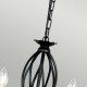 Candelabru Artisan de la Elstead E14, Negru, Art5-Black, UK