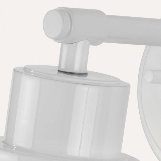 Aplica Morvah de la Elstead E27, Alb, Bath-Morvah1-W, UK