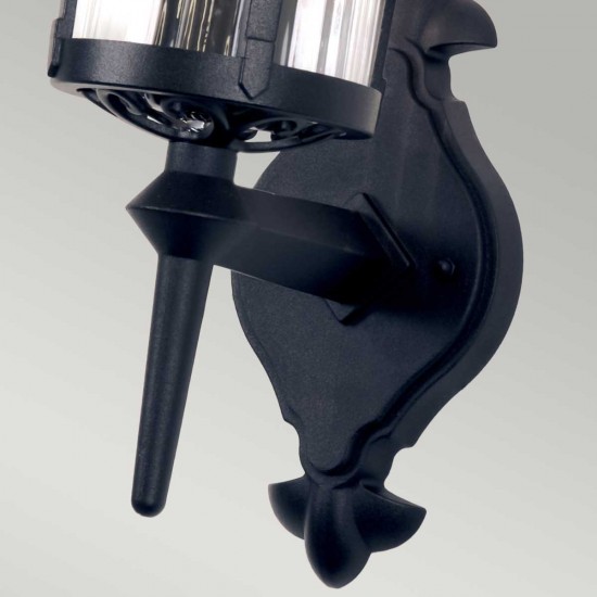 Aplica Exterior Hereford de la Elstead E27, Negru, Bl10-Black, UK