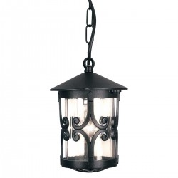 Pendul Exterior Hereford de la Elstead E27, Negru, Bl13B-Black, UK