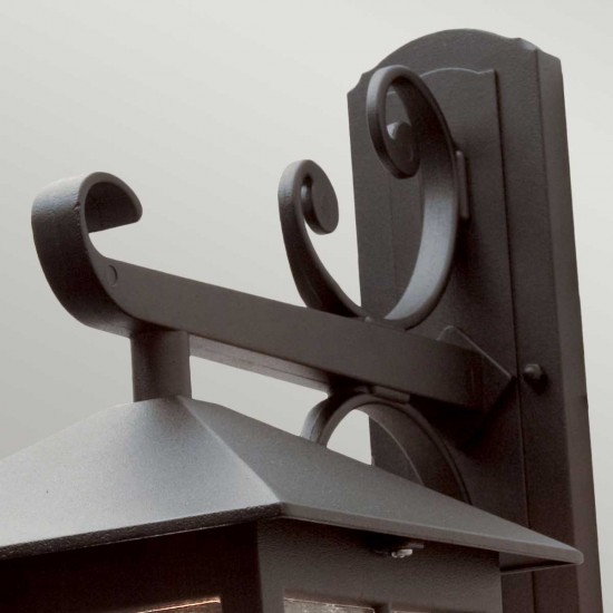 Aplica Exterior Winchester de la Elstead E27, Negru, Bl19-Black, UK