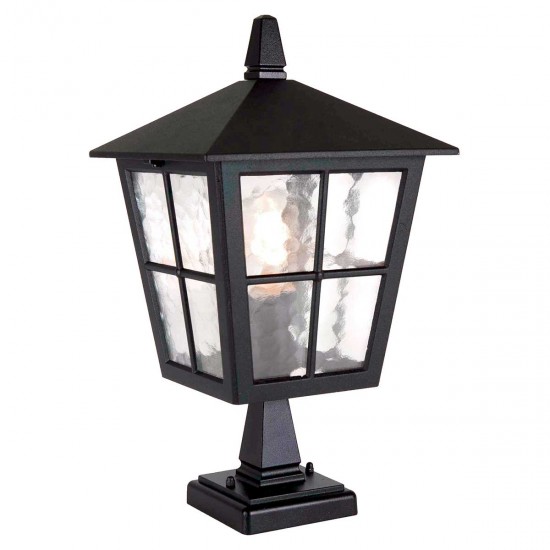 Stalp Canterbury de la Elstead E27, Negru, Bl50M-Black, UK
