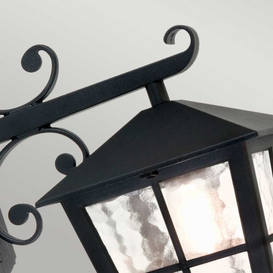Aplica Exterior Canterbury de la Elstead E27, Negru, Bl52M-Black, UK