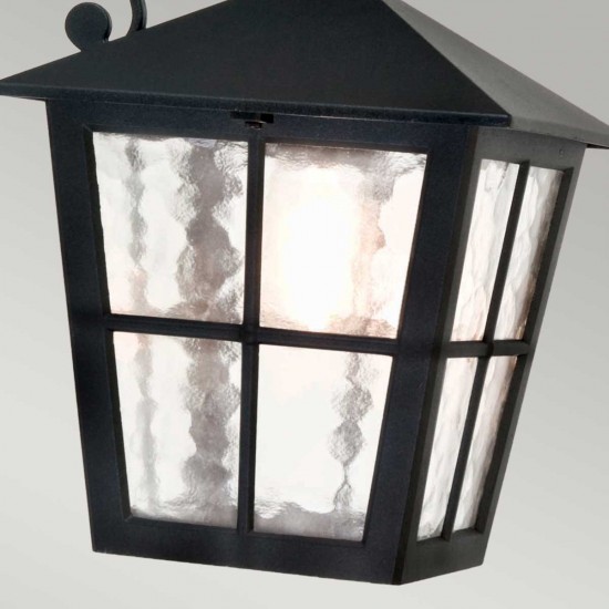 Aplica Exterior Canterbury de la Elstead E27, Negru, Bl52M-Black, UK