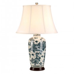 Veioza Blue Traditional de la Elstead E27, Albastru, Blue-Trad-Wp-Tl, UK