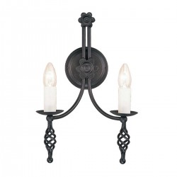 Aplica Belfry de la Elstead E14, Negru, By2-Black, UK