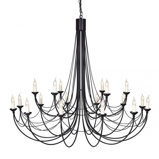 Candelabru Carisbrooke de la Elstead E14, Negru, Cb18-Black, UK