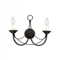 Aplica Carisbrooke de la Elstead E14, Negru, Cb2-Black, UK