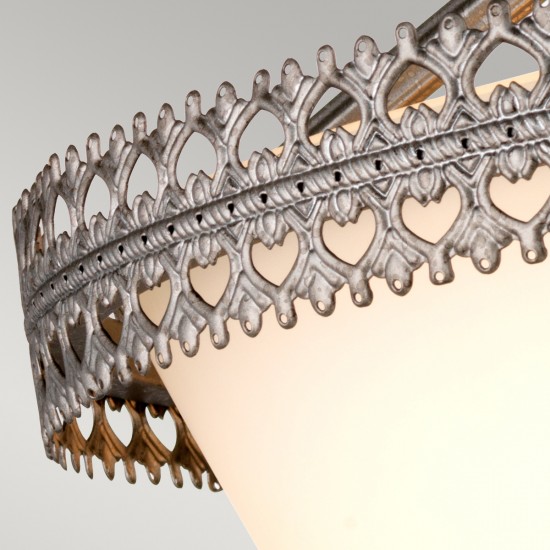 Lustra Plafon Crown de la Elstead E27, Ruginiu, Crown-Sf, UK