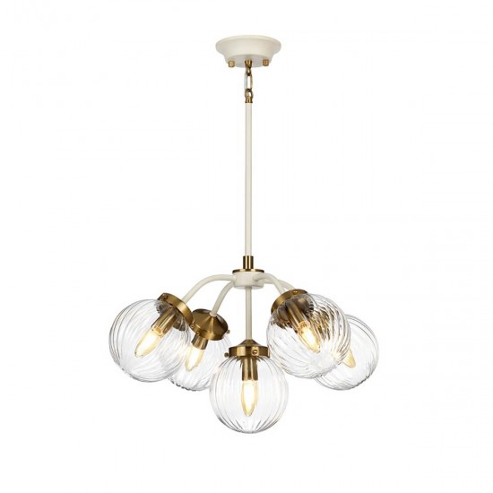 Candelabru Cosmos de la Elstead E14, Alb, Dl-Cosmos5, UK