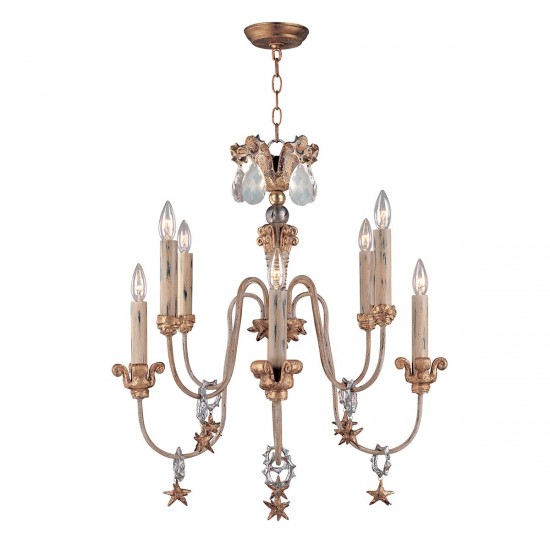 Candelabru Mignon Flambeau de la Elstead E14, Auriu, Fb-Mignon8, UK