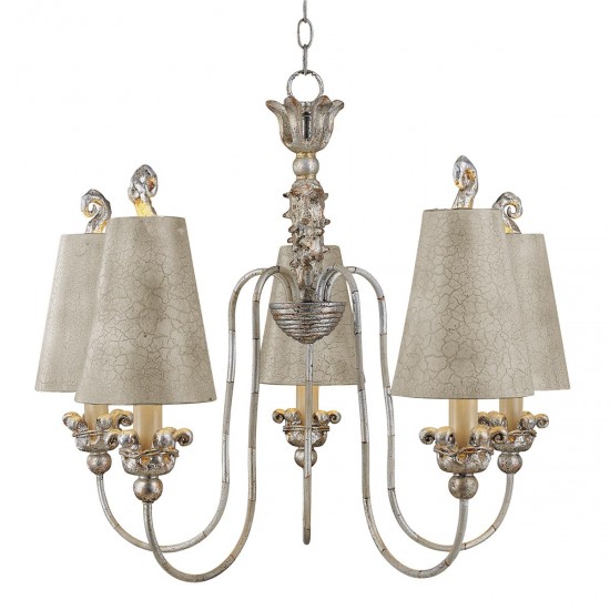 Candelabru Remi Flambeau de la Elstead E27, Auriu, Fb-Remi5, UK