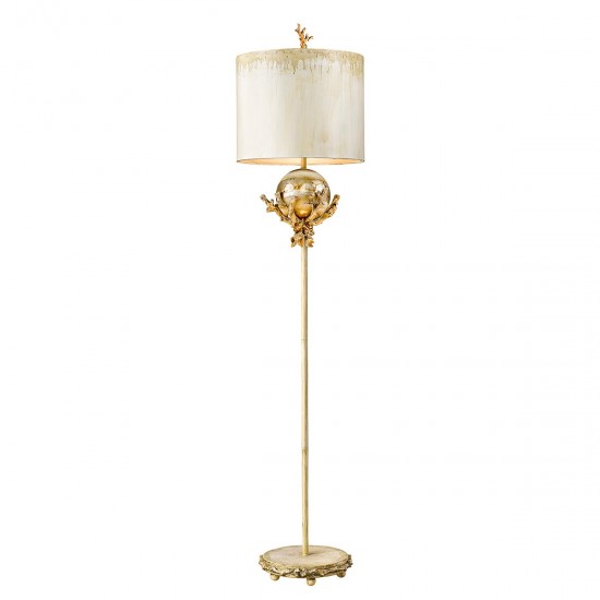 Lampadar Trellis Flambeau de la Elstead E27, Crem, Fb-Trellis-Fl, UK