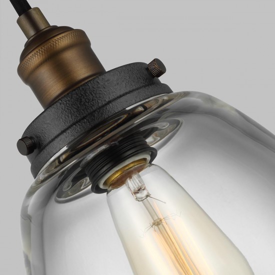 Pendul Baskin Feiss de la Elstead E27, Alama, Fe-Baskin-P-B-Br, UK