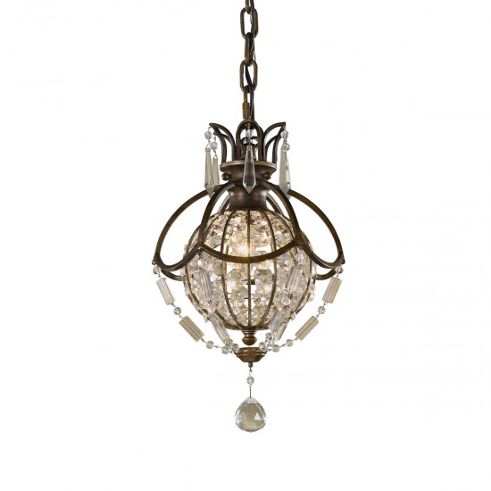 Pendul Bellini Feiss de la Elstead E14, Bronz, Fe-Bellini-P, UK