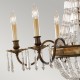 Candelabru Bellini Feiss de la Elstead E14, Bronz, Fe-Bellini6, UK