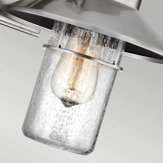 Aplica Exterior Boynton Feiss de la Elstead E27, Nichel, Fe-Boynton2-M, UK