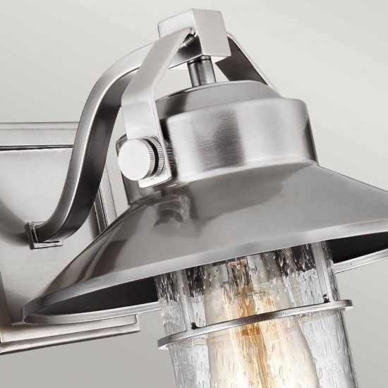 Aplica Exterior Boynton Feiss de la Elstead E27, Nichel, Fe-Boynton2-S, UK