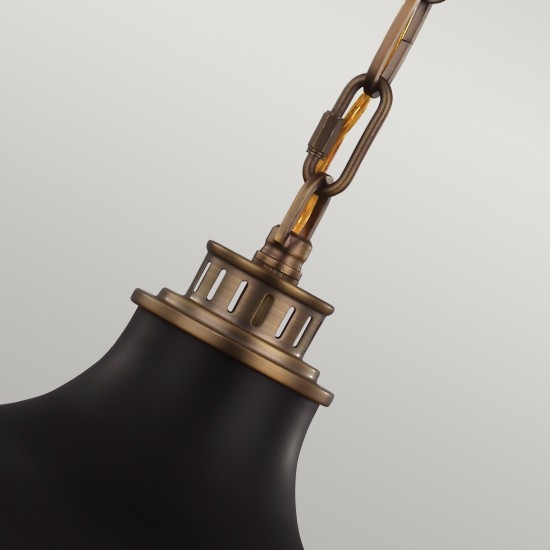 Pendul Cadence Feiss de la Elstead E27, Alama, Fe-Cadence-2P-Mb, UK