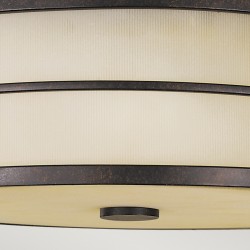 Plafoniera Fusion Feiss de la Elstead E27, Bronz, Fe-Fusion-F, UK