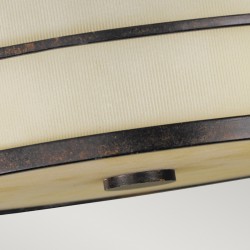 Plafoniera Fusion Feiss de la Elstead E27, Bronz, Fe-Fusion-Sf, UK
