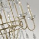 Candelabru Gianna Feiss de la Elstead E14, Argintiu, Fe-Gianna6, UK