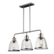 Candelabru Hobson Feiss de la Elstead E27, Nichel, Fe-Hobson-3P-Sn, UK