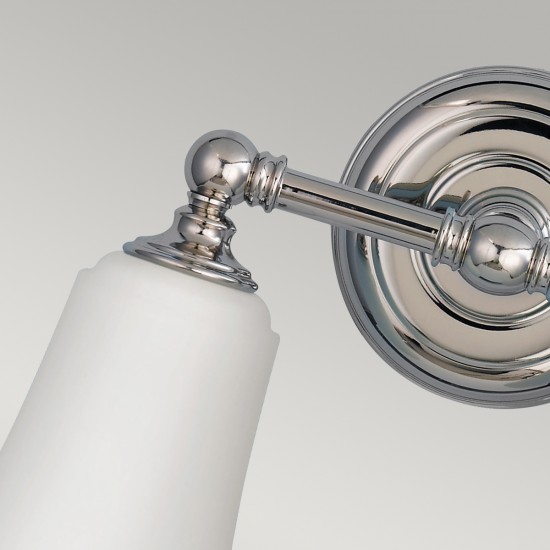 Aplica Huguenot Lake Feiss de la Elstead G9, Crom, Fe-Hugolake2Bath, UK